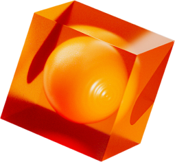 Ilustração de cubo maior