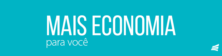 Imagem com fundo azul escrito: "Mais economia para você" e a logo da Gerencianet no canto da lateral direita